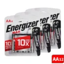 12 Piece Energizer Max AA&AAA Alkaline Batteries Card