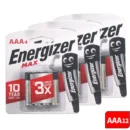 12 Piece Energizer Max AA&AAA Alkaline Batteries Card
