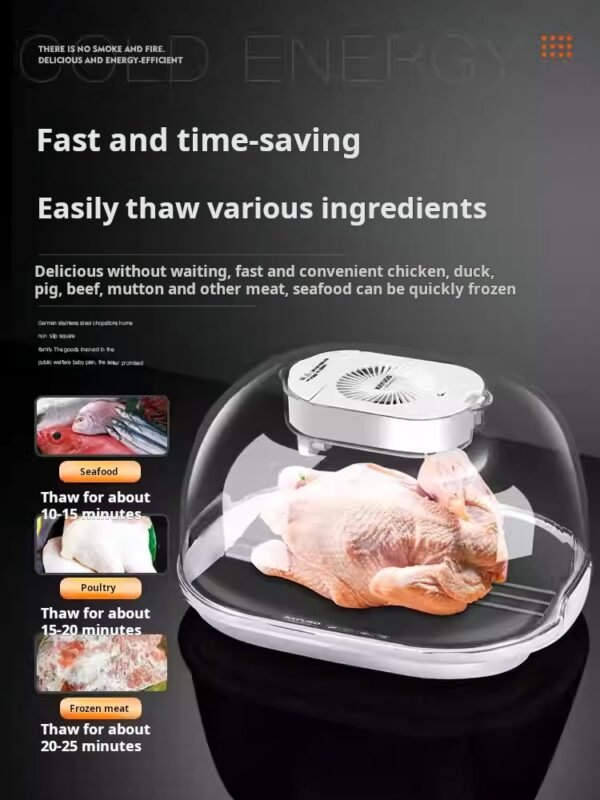 Defrosting Tool for Home Use: Quickly Defrost Meat and Steaks with a Heat-Conducting Plate, Constant Temperature Defrosting Tray, and Freshness-Preserving Defrosting Device - Image 3