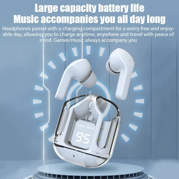 Air31 TWS Wireless Bluetooth Earphone Touch Control Earbuds HiFi 9D Stereo Sound Noise Reduction Waterproof Low - Image 3