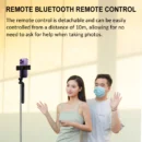 Wireless Bluetooth Selfie Stick 1.7M Tripod Stand with Bluetooth Remote Anti-shake Mobile Phone Stand Live Phone