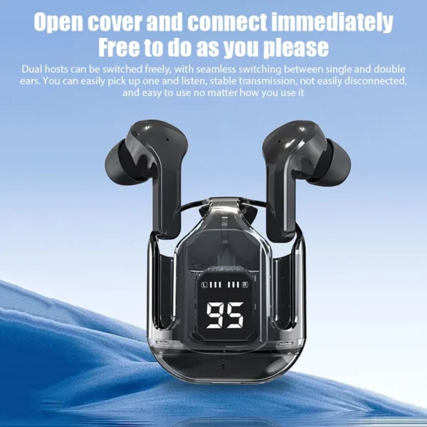 Air31 TWS Wireless Bluetooth Earphone Touch Control Earbuds HiFi 9D Stereo Sound Noise Reduction Waterproof Low - Image 4