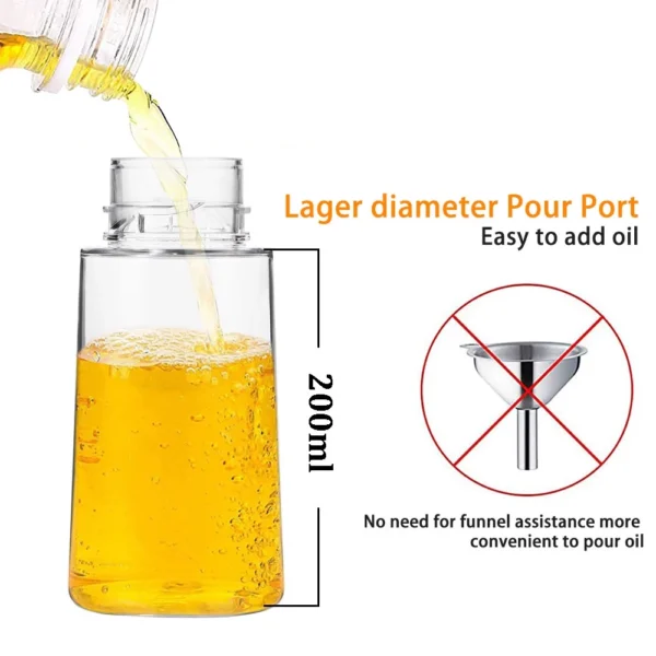 [200ml] Oil Bottle Kitchen Spray Cooking Baking Mist Sprayer BBQ - Image 8