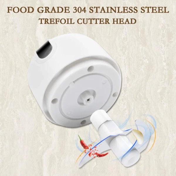 250ml Garlic Chopper Kitchen Electric Food Crusher Mini Blender Grinder Garlic Blender Processors - Image 4