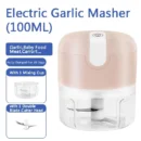 250ml Garlic Chopper Kitchen Electric Food Crusher Mini Blender Grinder Garlic Blender Processors