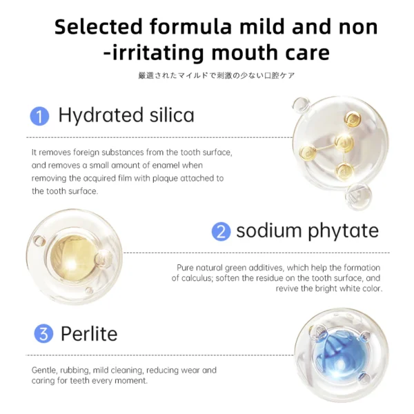 Dr.ville Original Teeth Whitening Toothpaste Remove Tooth Stains Niacinamide Toothpaste - Image 6