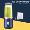 Coloisa Fruit Juicer Blender Mini Electric Wireless Portable Fruit Juicer Blender USB Charging 6 Blade [Gift Juice Cup]